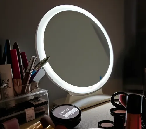 Espejo Grande Maquillaje Luz Led 3 Modos Usb Táctil