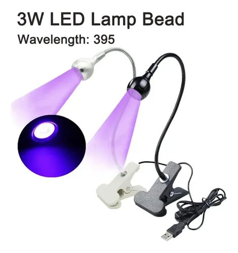 Lampara Uv Led 3w Para Uñas De Gel