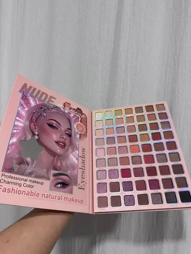 Paleta De Sombras Maquillaje Profesional 63 Colors +brochas