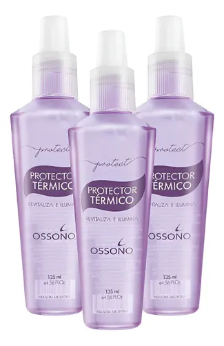Protector Térmico Revitaliza E Ilumina X 135ml Ossono X3