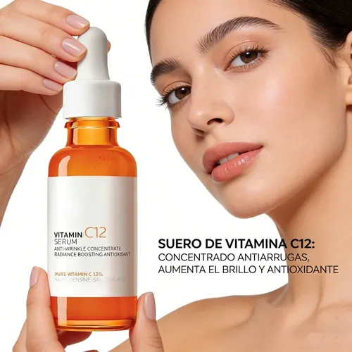 Cuidado Facial Glicolico Vitamina C12 Antioxidante Renovador