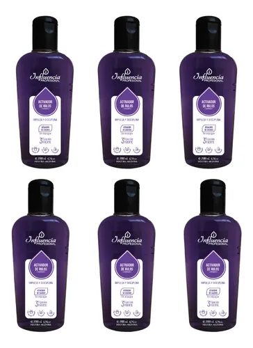 Influencia Activador De Rulos Sin Enjuague Fuerte 200ml X6
