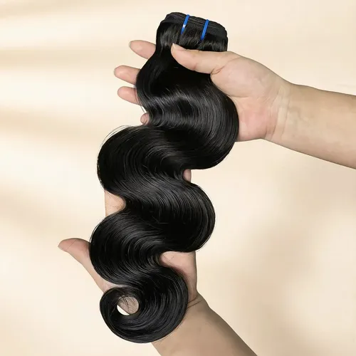Extensiones De Cabello Humano Ondulado Cuerpo 30cm Para Muje