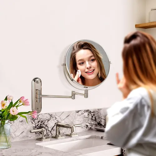 Espejo De Maquillaje Vorremirr Montado En Pared Con Aumento