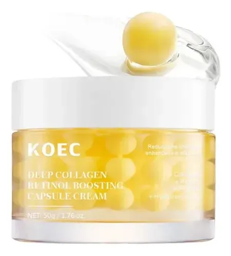 Crema Facial Cápsulas Deep Collagen Retinol Antiedad 50g