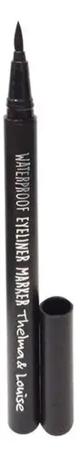 Delineador De Ojos Fibra Negro Waterproof Larga Duración Thelma
