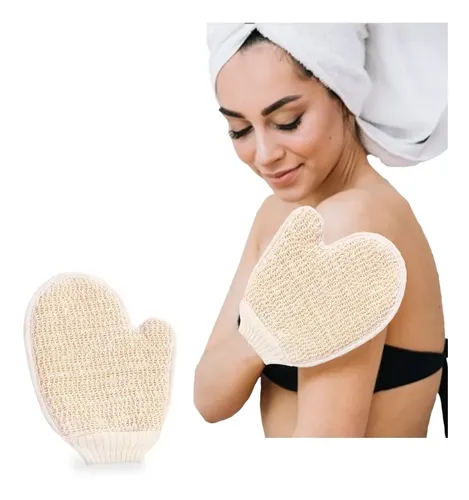 Guante Exfoliante Sisal Corporal Esponja Baño Cuerpo Masajes