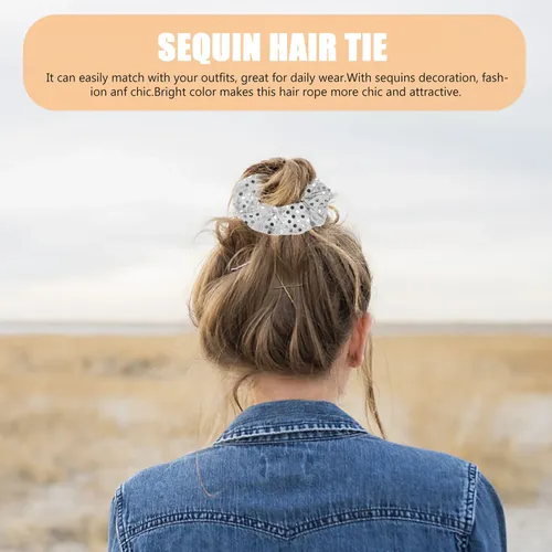 Cintas Navideñas Para El Pelo, Lentejuelas, Cuerda Para El P