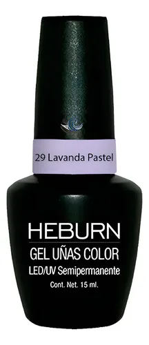Esmalte Gel Led/uv 29 Lavanda Pastel Semipermanente Heburn