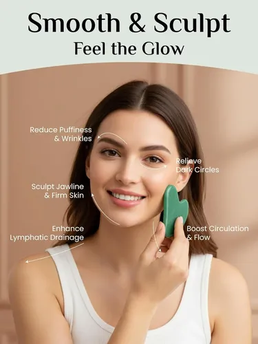 Jade Tool Rena Chris Smooth Surface Para Gua Sha