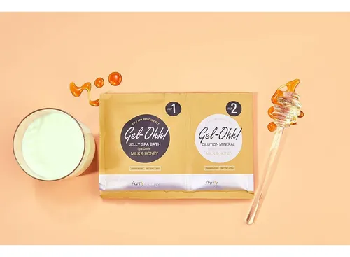 Gel De Pedicure Jelly Spa Avrybeauty 3-pack Leche Y Miel