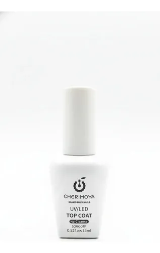 Top Coat Uv Led No Cleanse 15ml Brillo Semipermanente