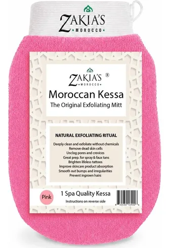 Guante Exfoliante Kessa Original Rosa Vivo