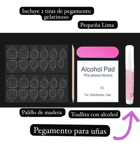 Uñas Postizas Press On Y2k Marrón Con Dijes 3d Mariposa