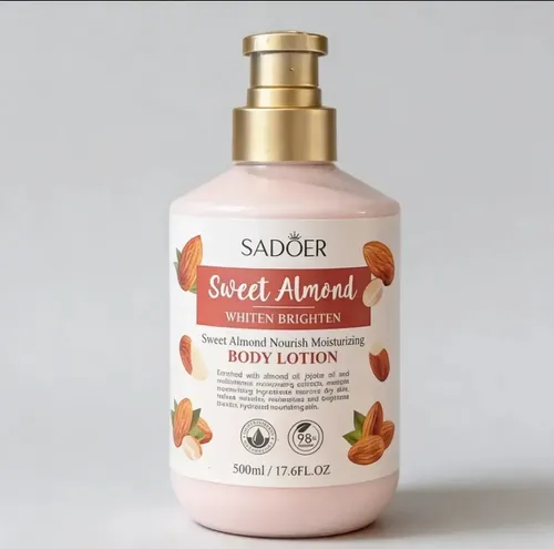 Body Lotion Sadoer Sweet Almond Whiten Brighten 500 Ml