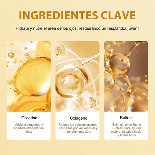 . Wy Lm Parches De Ojos Oro 24k Colágeno Ojeras Bolsas Y