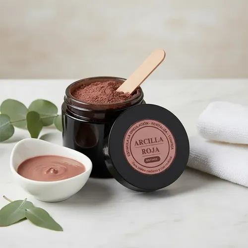 Arcilla Roja Facial Antiage Piel Madura O Con Rosácea X2