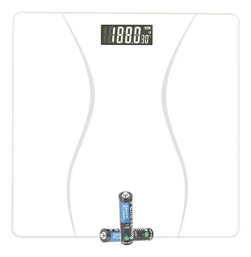 Báscula De Baño Digital Stuymqi Max 180 Kg/400 Libras Blanca