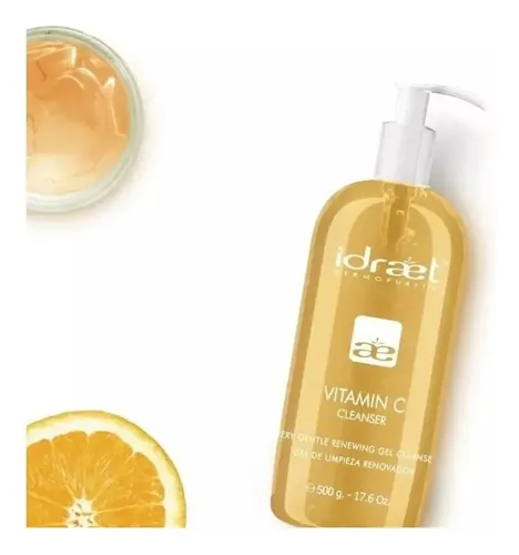 Vitamin C Cleanser Idraet X 500gr. Gel De Limpieza Grande.