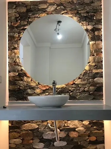 Espejo Circular Con Luces Led