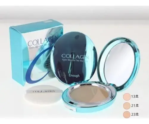 Polvo Compacto De Maquillaje Enough Colágeno Hidro Spf25