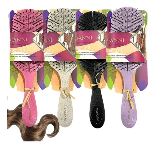 Cepillo Para Desenredar Cabello Antifrizz Plastico Yafanni