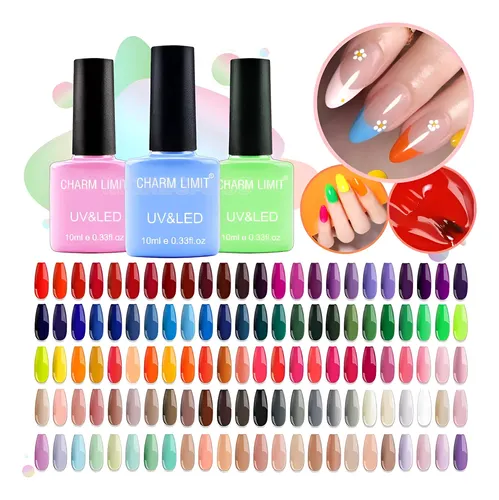 Kit X 16 Esmaltes Semipermanentes Top Coat Base Coat Primer
