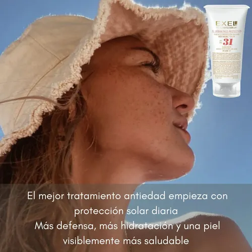 Protector Solar Facial Color Exel Urban Fps 31 Antiage 50ml