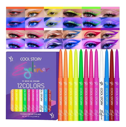 Delineador Neón Uv 12 Colores Bestland