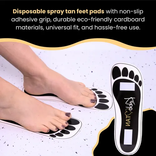 Pads Desechables Para Pies De Bronceado En Spray Kobbtan Neg