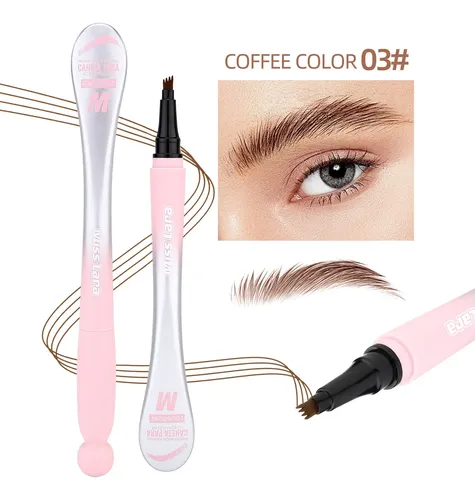 Lápiz Líquido Efecto Pelo Natural Para Cejas Secado Rápido