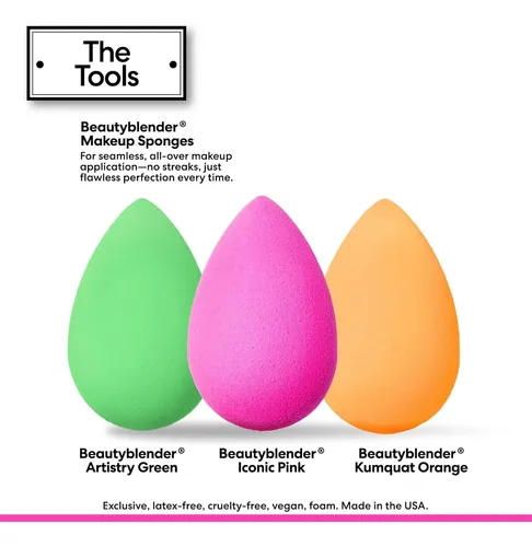 Set Esponjas Maquillaje Beautyblender 3 Piezas