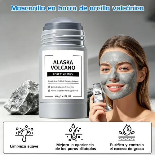 Mascarilla Barra Arcilla Volcánica, Purificación Y ^.^