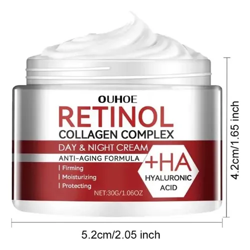 Crema Facial Ouhoe Retinol Y Ácido Hialurónico 30g