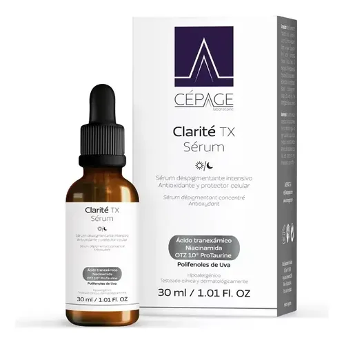Cepage Clarite Tx Serum Antimanchas X 30 Ml Momento De Aplicación Noche Tipo De Piel Normal A Mixta