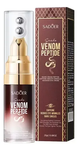Crema Con Masajeador Veneno De Víbora Ojeras Patas De Gallo Todo Tipo De Piel Día/noche