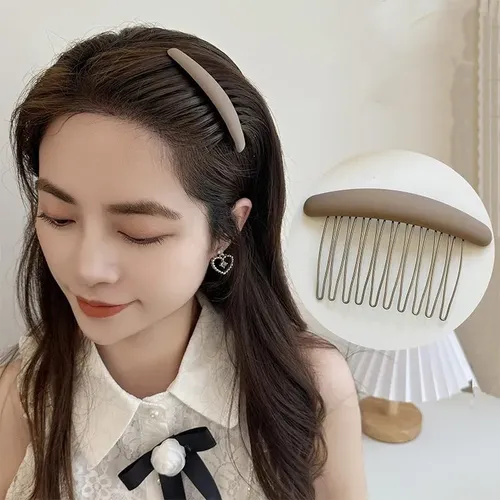Set De 3 Pinzas De Pelo De Acrílico Mate, Accesorios Para Ca