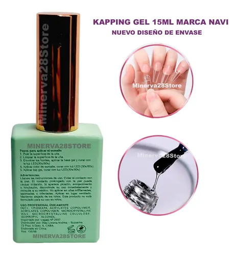 Kit/set 50 Tips Soft Gel Paris Night / Kapping Gel Navi 15ml