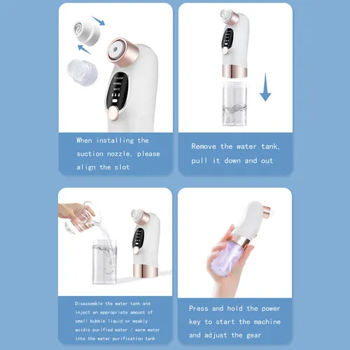L Aspiradora Blackhead Remover, Inyección De Oxígeno,