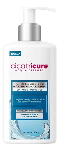 Cicatricure Gel De Limpieza Acqua Defense 175 Gr Normal A Sensible Día/noche