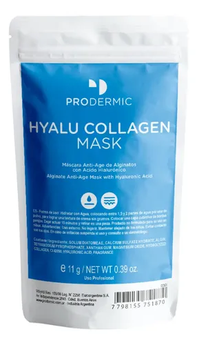 Prodermic Hyalu Collagen Máscara Hidroplástica 11 Gr