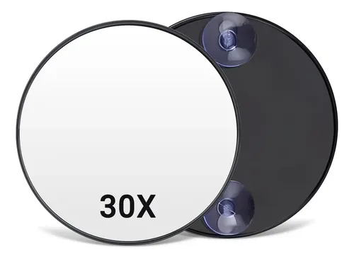 Espejo De Aumento De 30x, Espejo De Aumento Con 2 Ventosas~