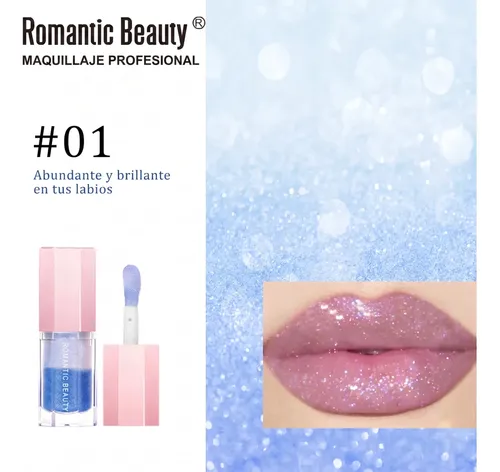 Brillo Labial Gloss Romantic Beauty Kawaii Micro Glitter