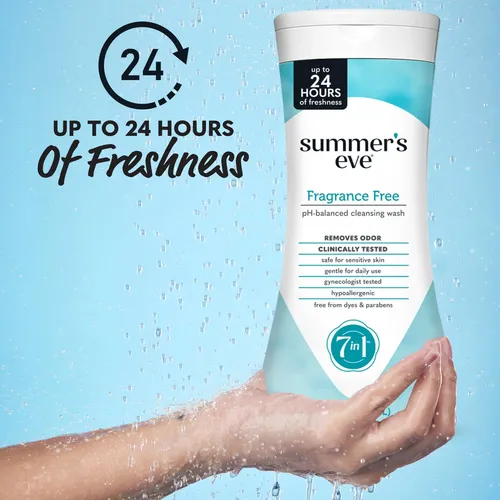 Gel De Baño Femenino Summer’s Eve Sin Fragancia, 450 Ml, Paq