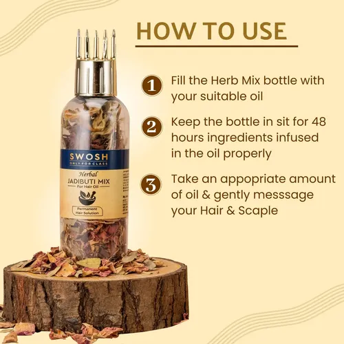 Aceite Para El Cabello Sosh, Mezcla De Hierbas Ayurvédicas D