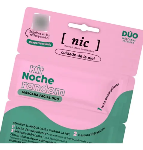 Nic Kit De Noche Random Mascara Facial Duo Hidratante 12gr