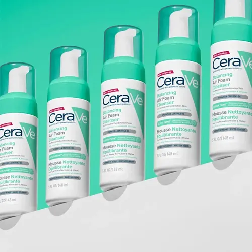 Cerave Air Foam Limpiador Facial Reequilibrante Espuma