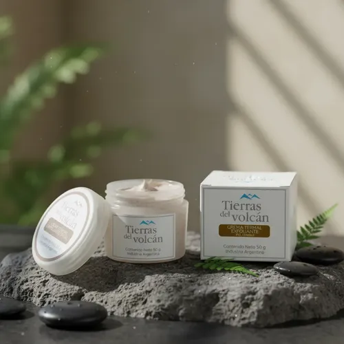 Crema Termal Exfoliante Facial Tierras Del Volcan