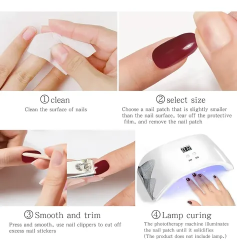 Gel De Uñas Jmeowio Apricot White Gradient (20 Tiras +