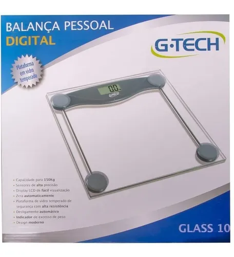 Hhbalança Digital G-tech Glass 10 Transparentej